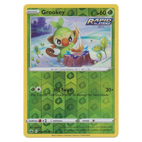 Grookey : CHILLING REIGN (Reverse holo) - 016/198