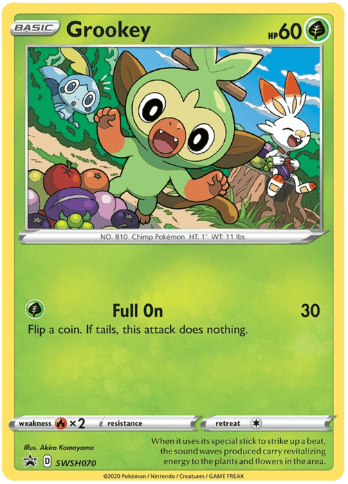 Grookey : PROMO (Holo) - SWSH070