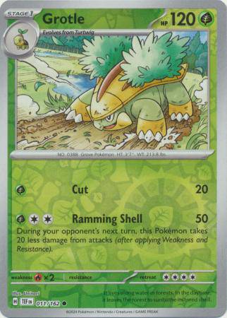 Grotle : TEMPORAL FORCES (Reverse holo) - 011/162 - Lockett Labs UK