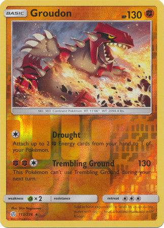 Groudon : COSMIC ECLIPSE (Reverse holo) - 113/236