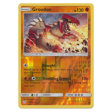 Groudon : COSMIC ECLIPSE (Reverse holo) - 113/236
