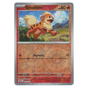 Growlithe : 151 (Reverse holo) - 058/165