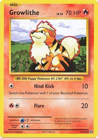 Growlithe : EVOLUTIONS - 17/108 - Lockett Labs UK