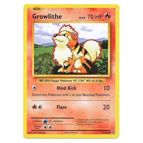 Growlithe : EVOLUTIONS - 17/108
