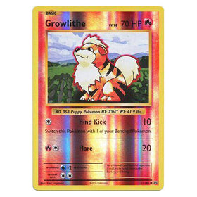 Growlithe : EVOLUTIONS (Reverse holo) - 17/108