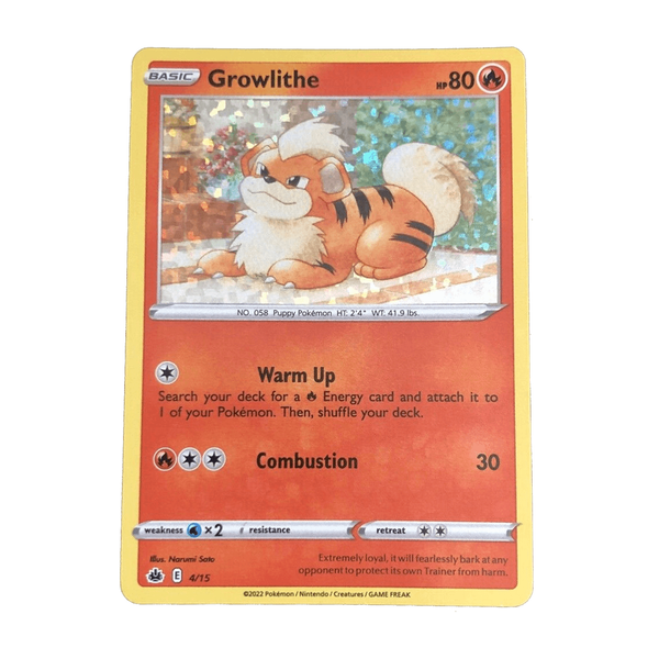 Growlithe : MCDONALDS 2022 (Holo) - 4/15
