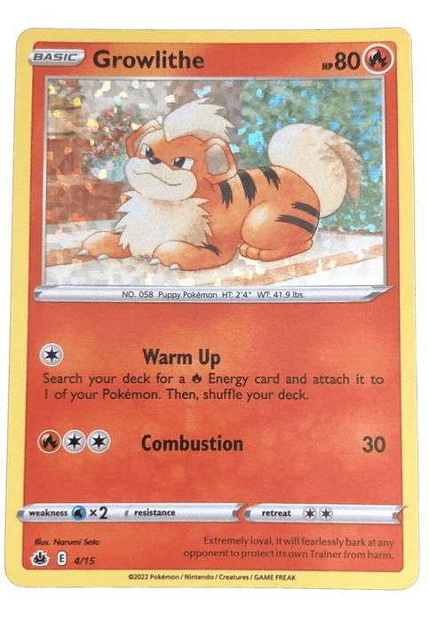 Growlithe : MCDONALDS 2022 (Holo) - 4/15