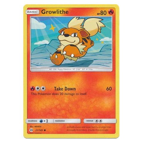 Growlithe : SUN & MOON BASE - 21/149