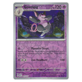 Grumpig : OBSIDIAN FLAMES (Reverse holo) - 091/197