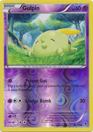 Gulpin : PHANTOM FORCES (Reverse holo) - 37/119