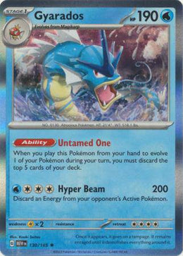 Gyarados : 151 (Holo) - 130/165