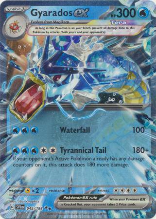 Gyarados ex : SCARLET & VIOLET BASE - 045/198 - Lockett Labs UK