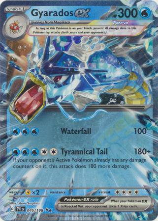 Gyarados ex : SCARLET & VIOLET BASE - 045/198