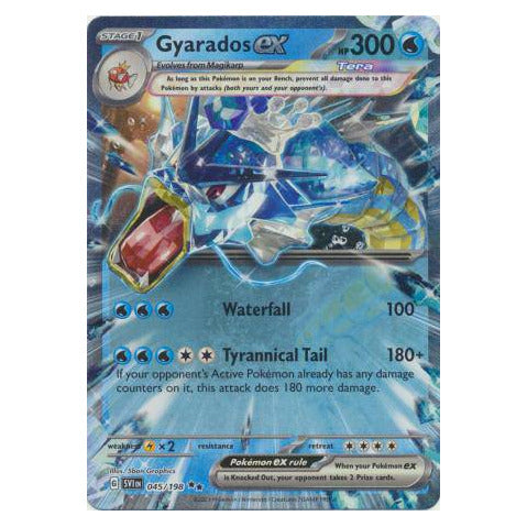 Gyarados ex : SCARLET & VIOLET BASE - 045/198