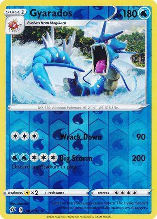 Gyarados : REBEL CLASH (Reverse holo) - 040/192 - Lockett Labs UK