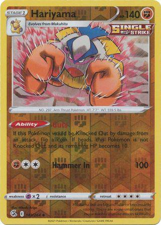 Hariyama : FUSION STRIKE (Reverse holo) - 143/264