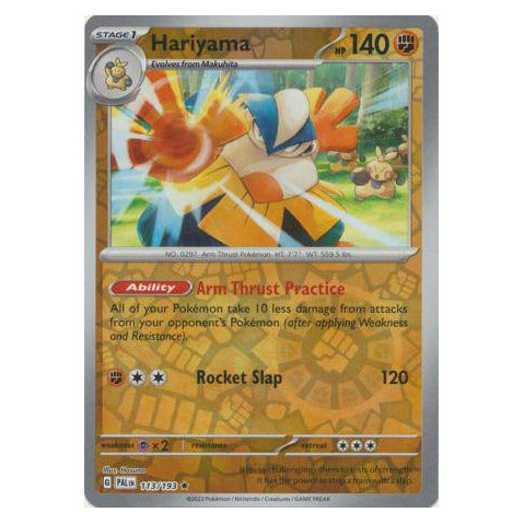 Hariyama : PALDEA EVOLVED (Reverse holo) - 113/193
