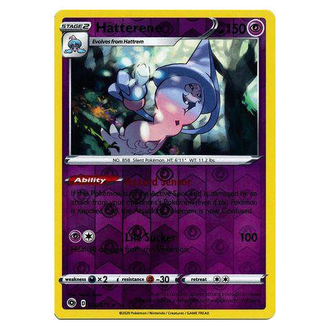Hatterene : CHAMPION'S PATH (Reverse holo) - 020/073
