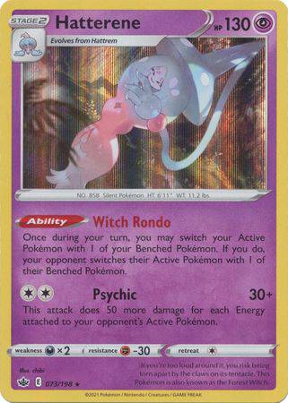 Hatterene : CHILLING REIGN (Holo) - 073/198 - Lockett Labs UK