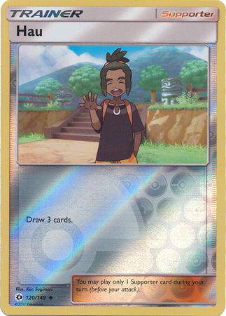Hau : SUN & MOON BASE (Reverse holo) - 120/149 - Lockett Labs UK