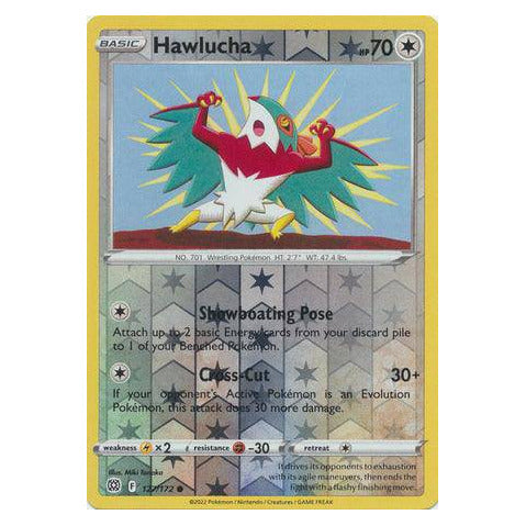 Hawlucha : BRILLIANT STARS (Reverse holo) - 127/172