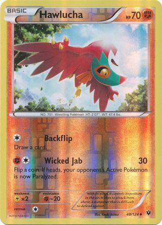 Hawlucha : FATES COLLIDE (Reverse holo) - 48/124 - Lockett Labs UK
