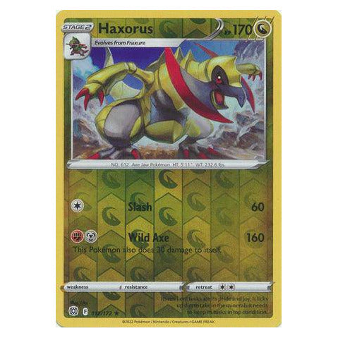 Haxorus : BRILLIANT STARS (Reverse holo) - 112/172