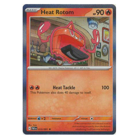 Heat Rotom : PALDEAN FATES (Holo) - 013/091