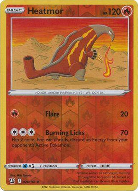 Heatmor : BATTLE STYLES (Reverse holo) - 026/163 - Lockett Labs UK