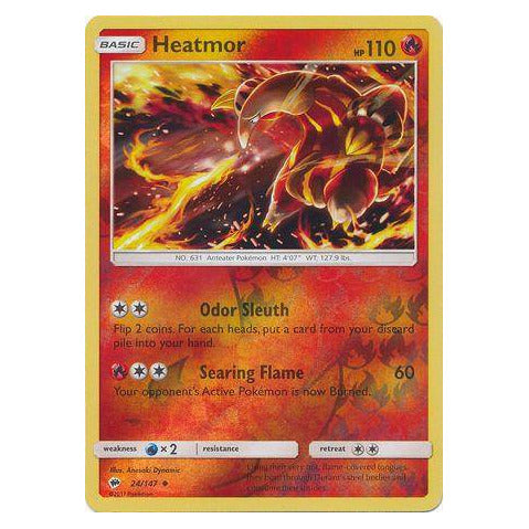 Heatmor : BURNING SHADOWS (Reverse holo) - 24/147
