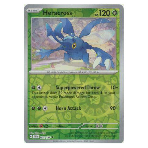Heracross : SCARLET & VIOLET BASE (Reverse holo) - 002/198