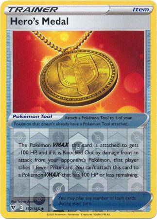 Hero's Medal : VIVID VOLTAGE (Reverse holo) - 152/185 - Lockett Labs UK