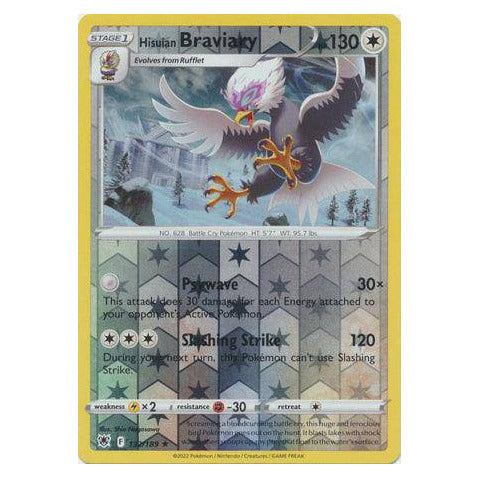 Hisuian Braviary : ASTRAL RADIANCE (Reverse holo) - 132 /189