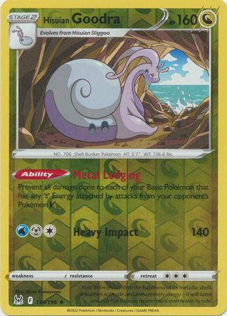 Hisuian Goodra : LOST ORIGIN (Reverse holo) - 134/196 - Lockett Labs UK
