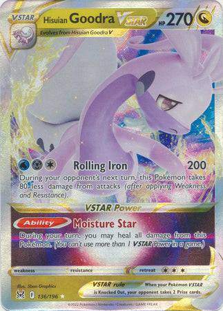 Hisuian Goodra VSTAR : LOST ORIGIN - 136/196 - Lockett Labs UK