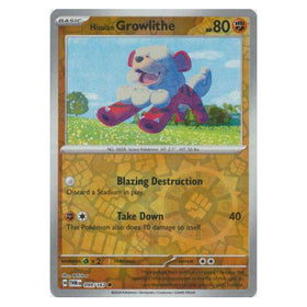 Hisuian Growlithe : TWILIGHT MASQUERADE (Reverse holo) - 099/167