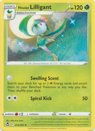 Hisuian Lilligant : SILVER TEMPEST - 010/195 - Lockett Labs UK