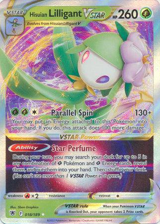 Hisuian Lilligant VSTAR : ASTRAL RADIANCE - 018/189 - Lockett Labs UK