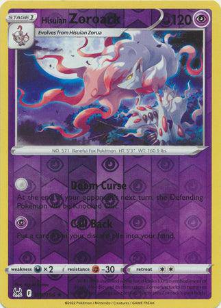 Hisuian Zoroark : LOST ORIGIN (Reverse holo) - 076/196