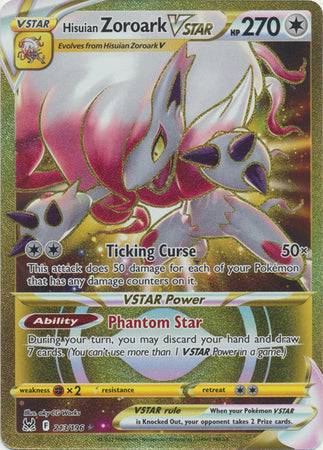 Hisuian Zoroark VSTAR : LOST ORIGIN - 213/196 - Lockett Labs UK