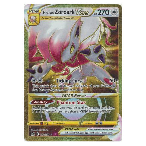 Hisuian Zoroark VSTAR : LOST ORIGIN - 213/196