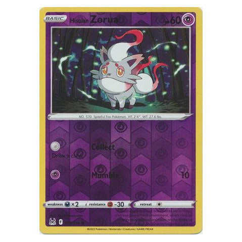 Hisuian Zorua : LOST ORIGIN (Reverse holo) - 075/196