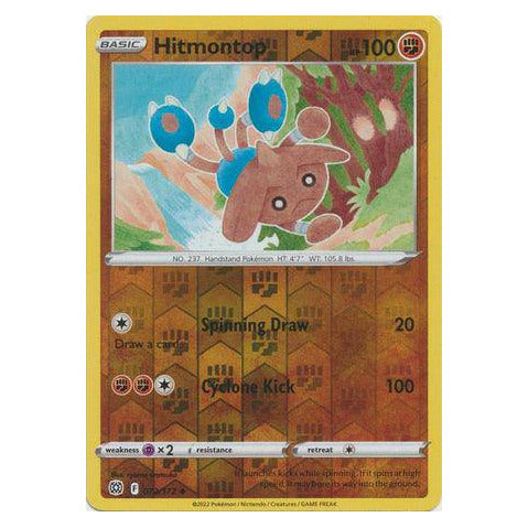 Hitmontop : BRILLIANT STARS (Reverse holo) - 072/172