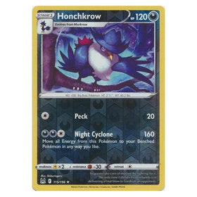 Honchkrow : LOST ORIGIN (Reverse holo) - 115/196