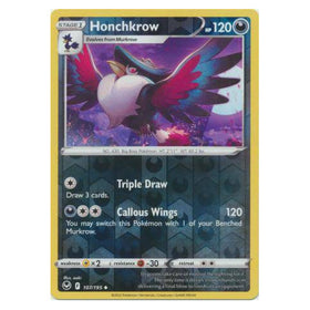 Honchkrow : SILVER TEMPEST (Reverse holo) - 107/195