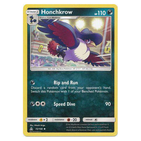 Honchkrow : ULTRA PRISM - 72/156
