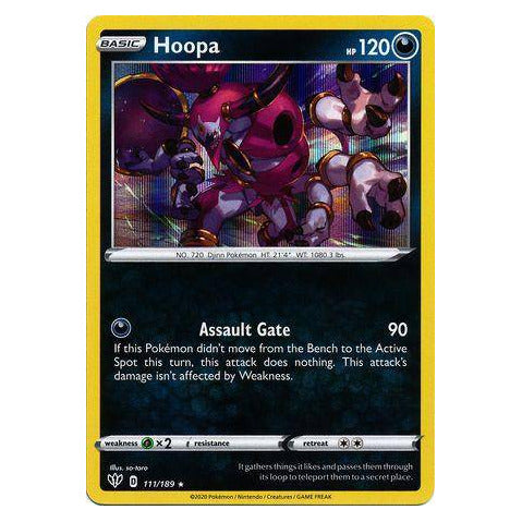 Hoopa : DARKNESS ABALAZE (Holo) - 111/189
