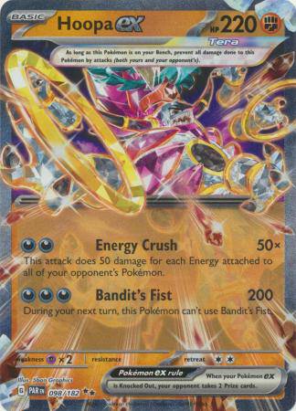 Hoopa ex : PARADOX RIFT - 098/182 - Lockett Labs UK