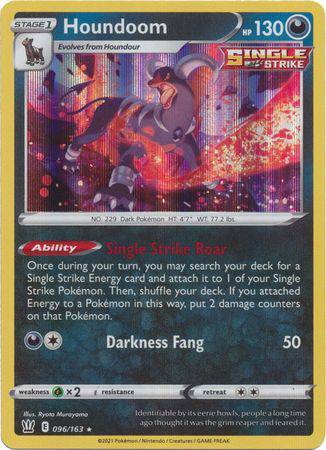 Houndoom : BATTLE STYLES (Holo) - 096/163 - Lockett Labs UK