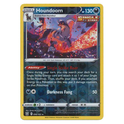 Houndoom : BATTLE STYLES (Reverse holo) - 096/163